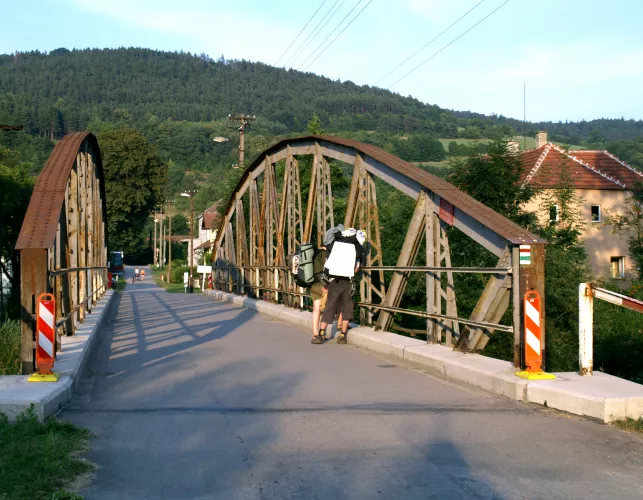 Obloukový most v Borači