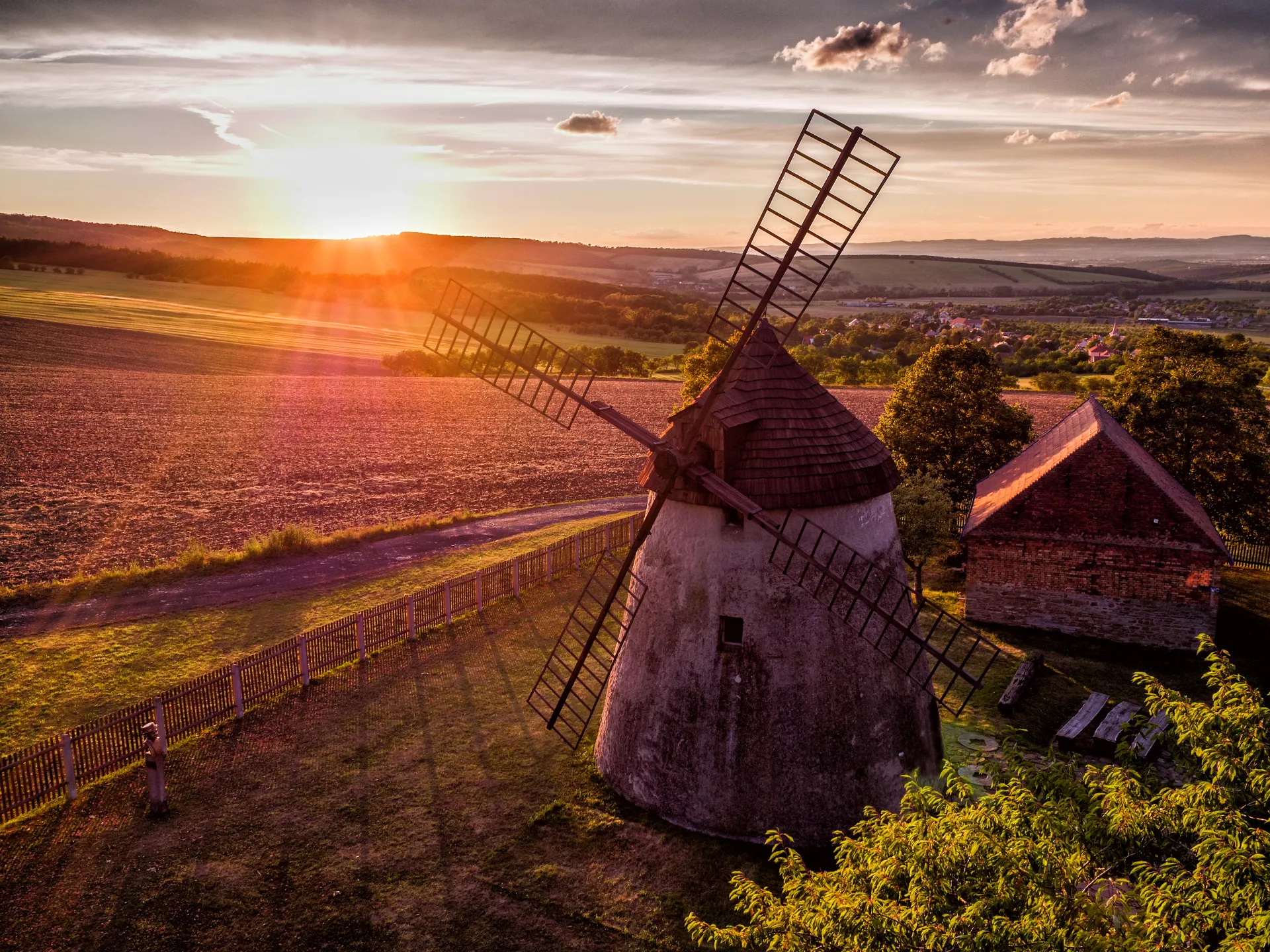 Větrný mlýn v Kuželově, foto: Jan Brettschneider