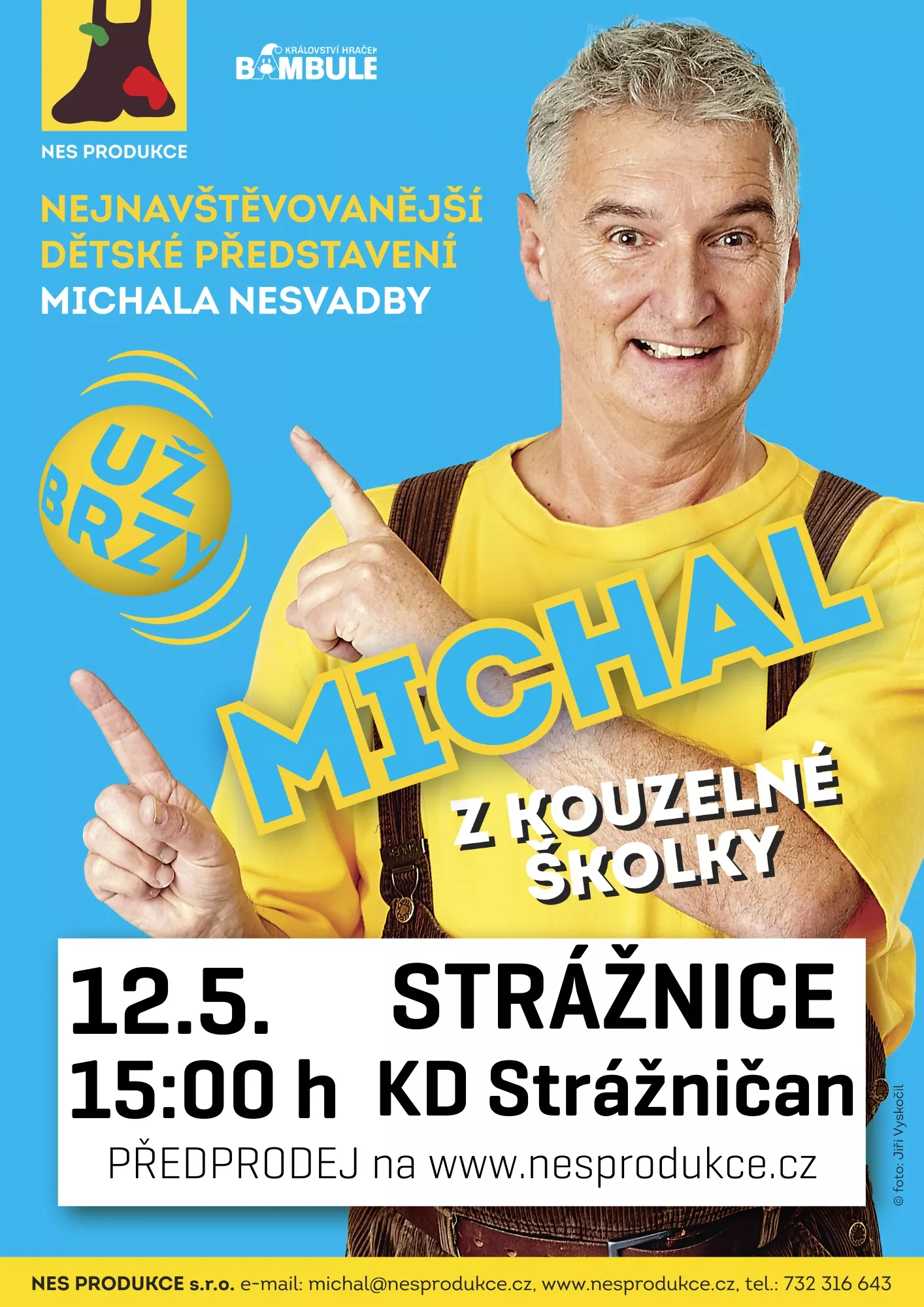 Michal Nesvadba z Kouzelné školky ve Strážnici