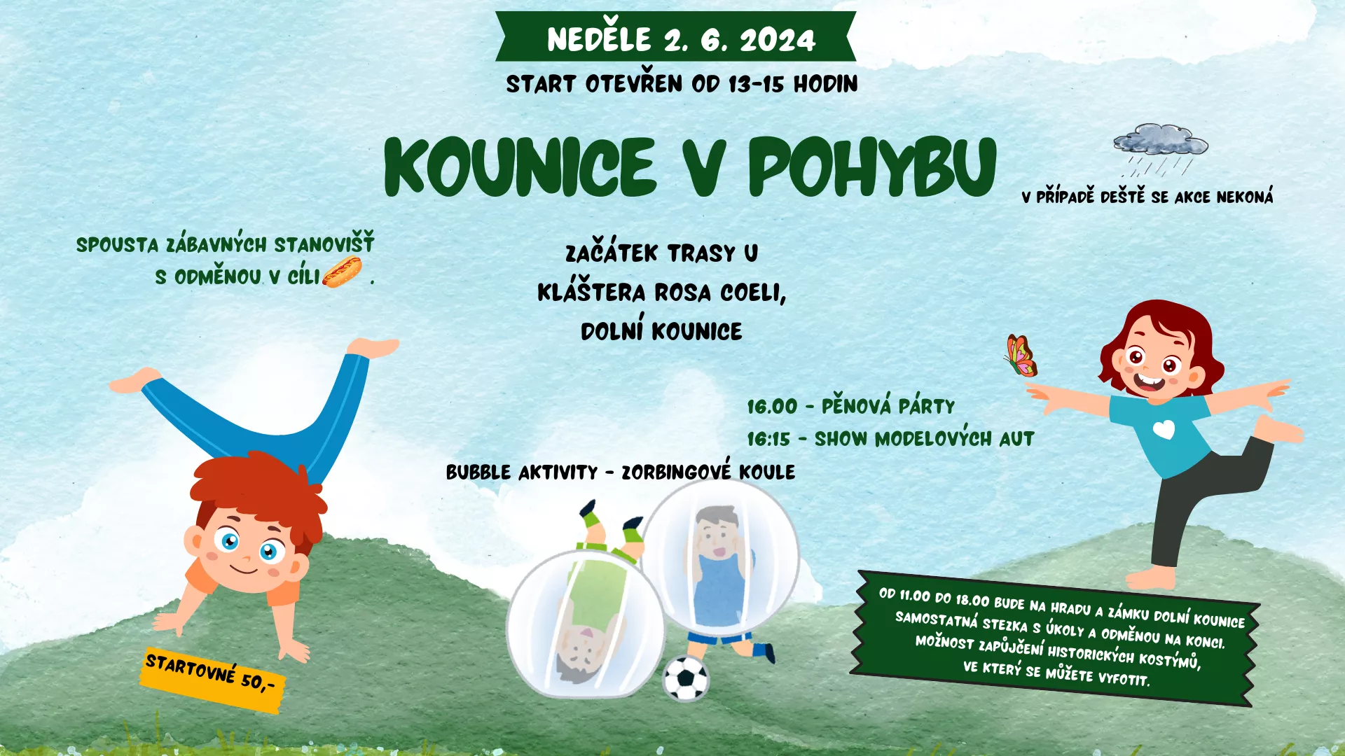 Kounice v pohybu