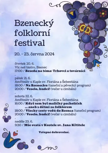 plakát_bzenecký folklorní festival 2024