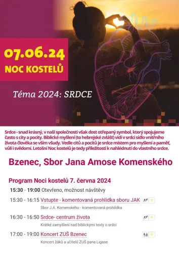 plakát_noc kostelů Bzenec 2024