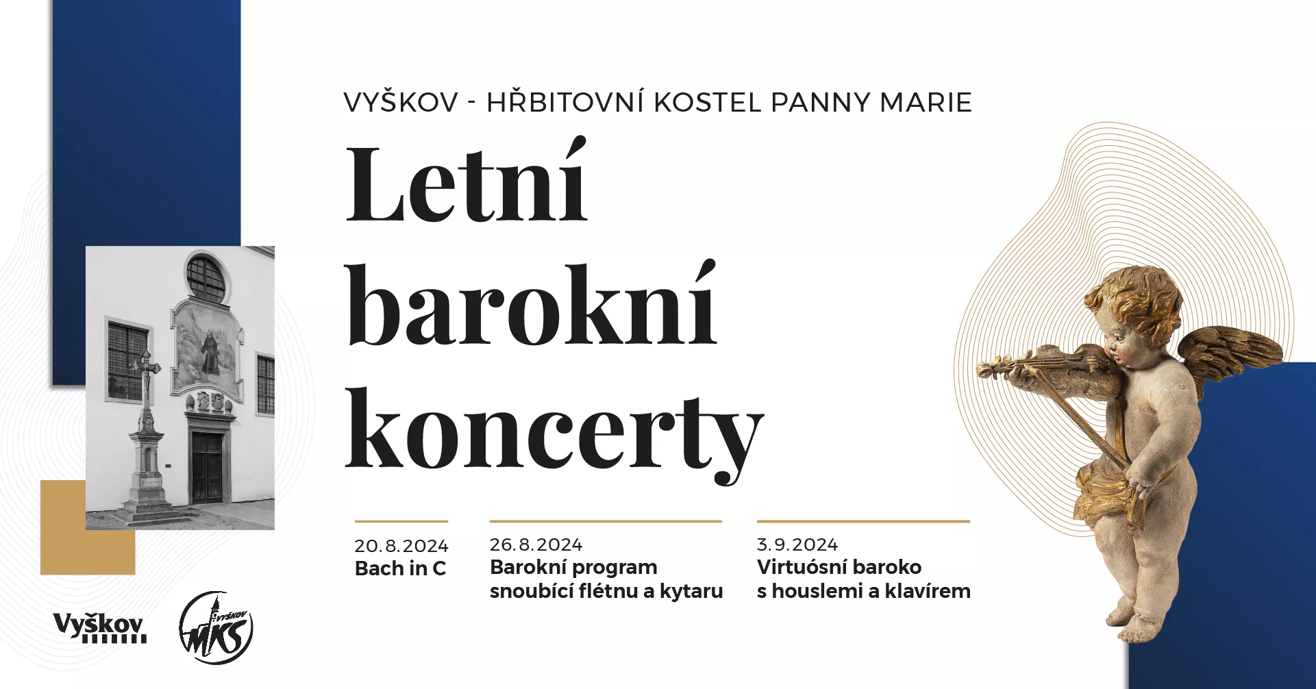 Letní barokní koncerty 20.8, 26.8., 3.9. - ABONMÁ