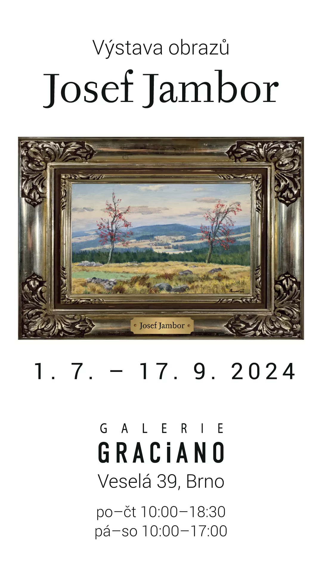 Výstava obrazů Josef Jambor (Brno)