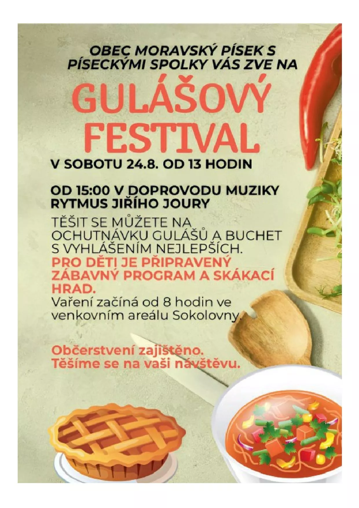 Gulášový festival Moravský Písek 2024