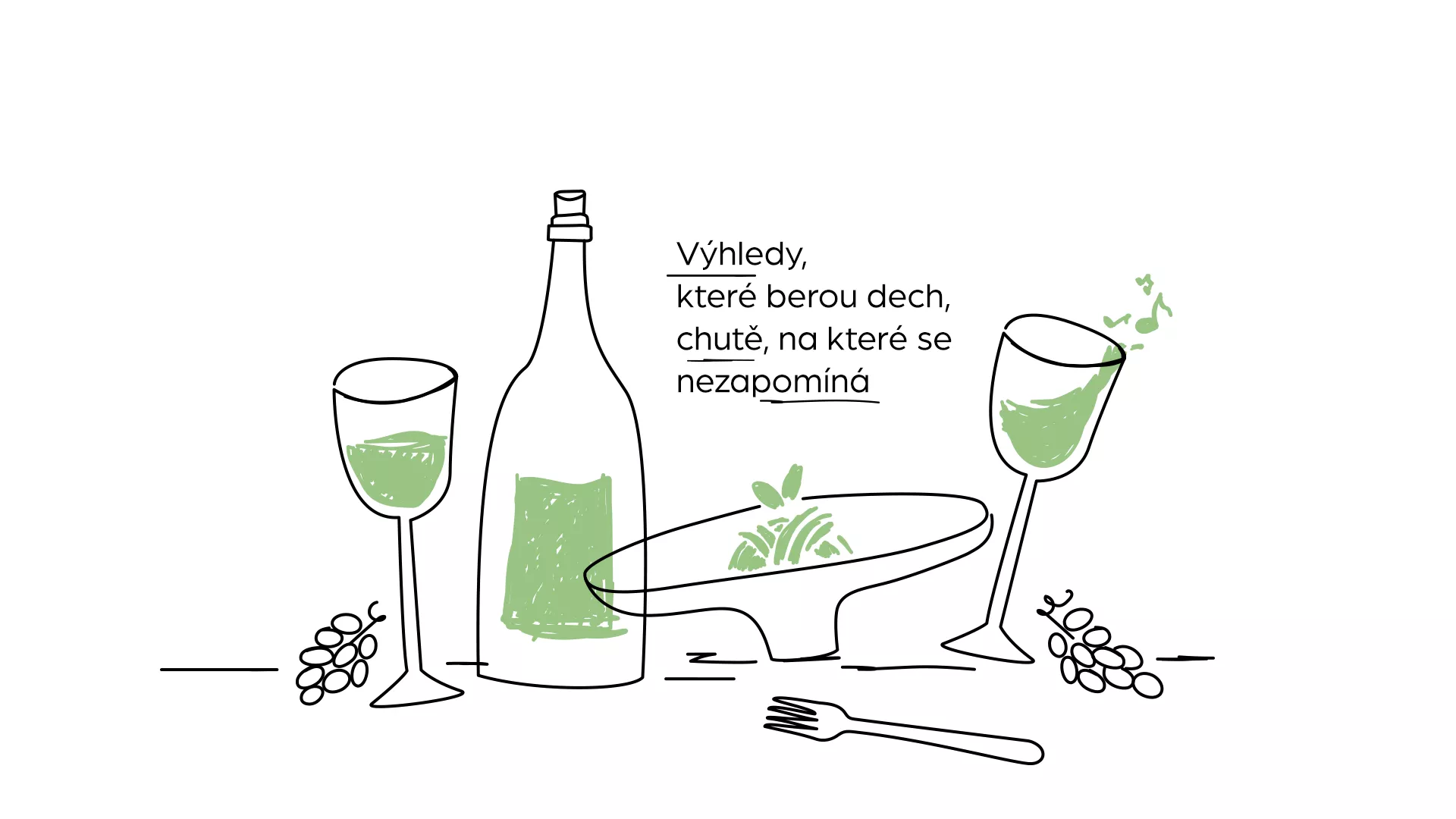 Stolování ve vinicích – Zámecká zahrada Hotelu Anton Florian ve Valticích
