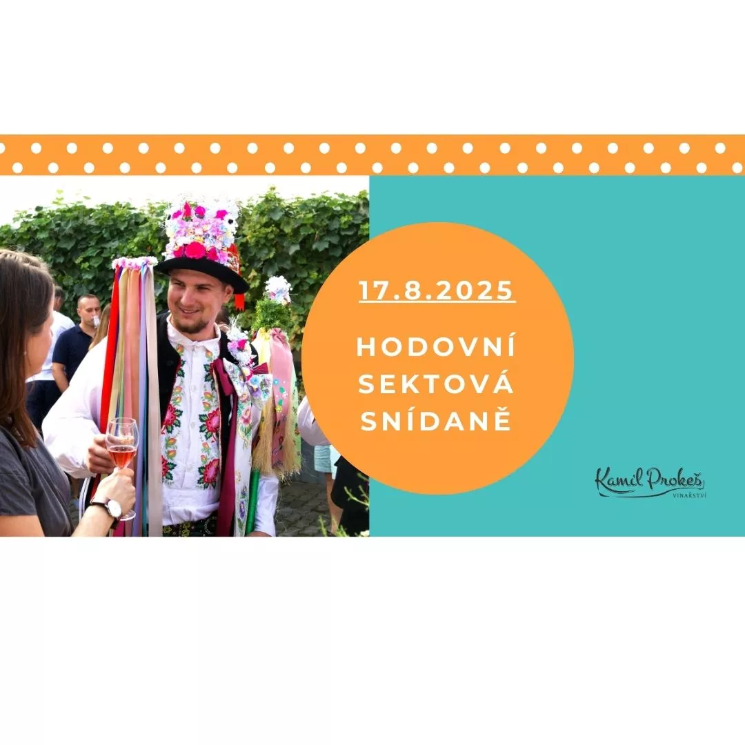 Hodovní sektová snídaně v Kamil Prokeš vinařství ve Velkých Pavlovicích
