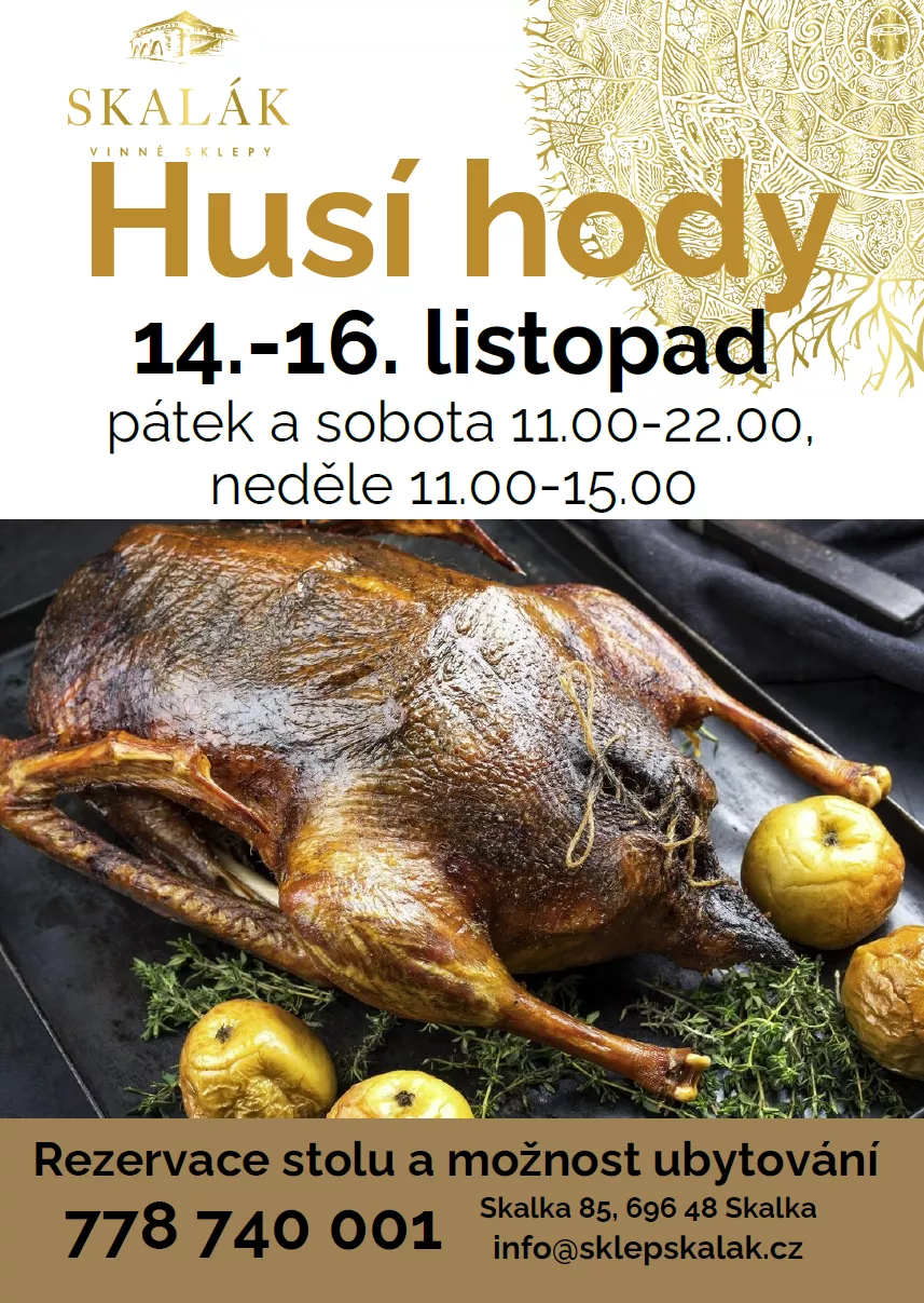 Husí hody a mladé víno na Skaláku