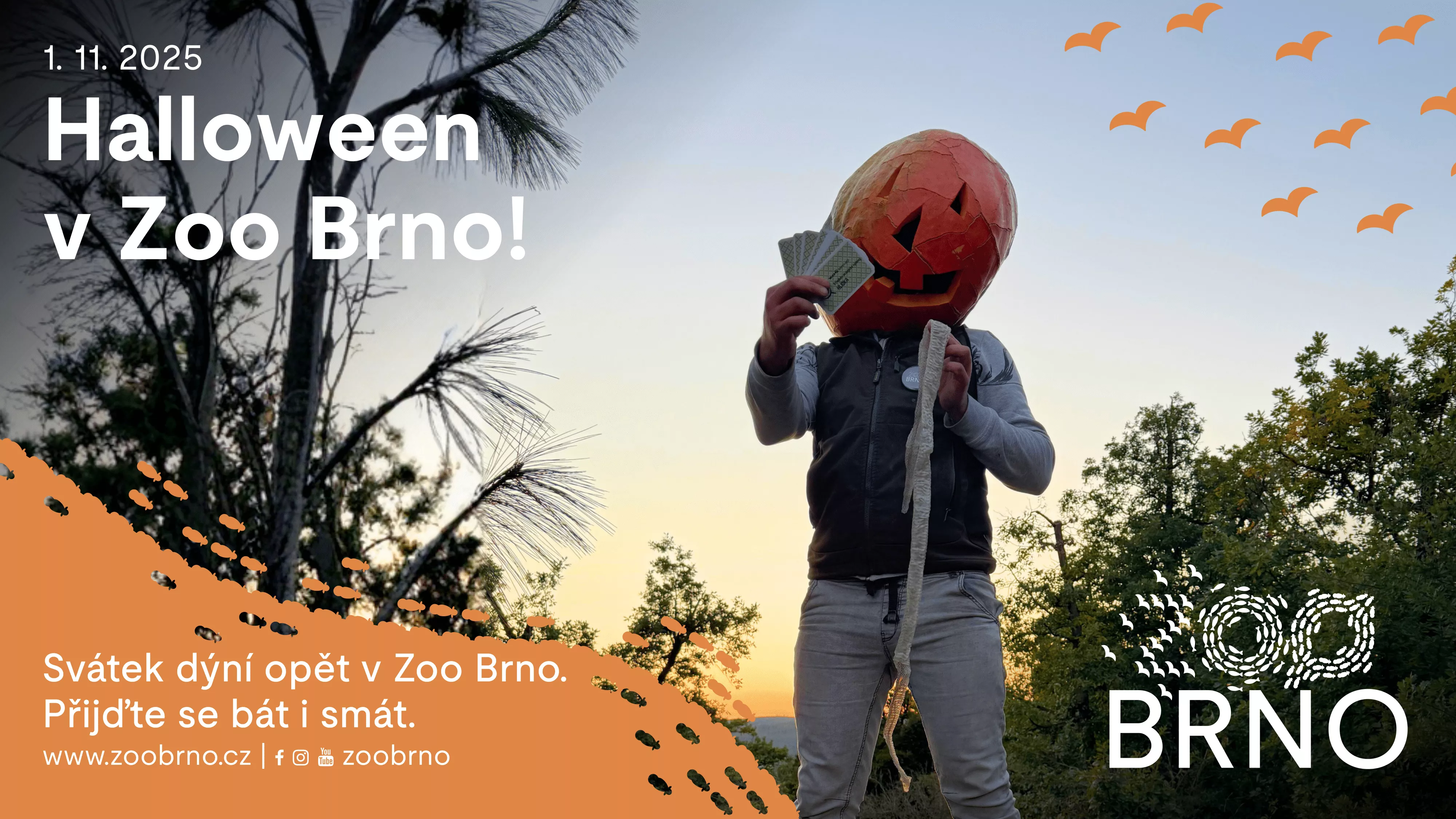 Halloween v Zoo Brno 1. listopadu