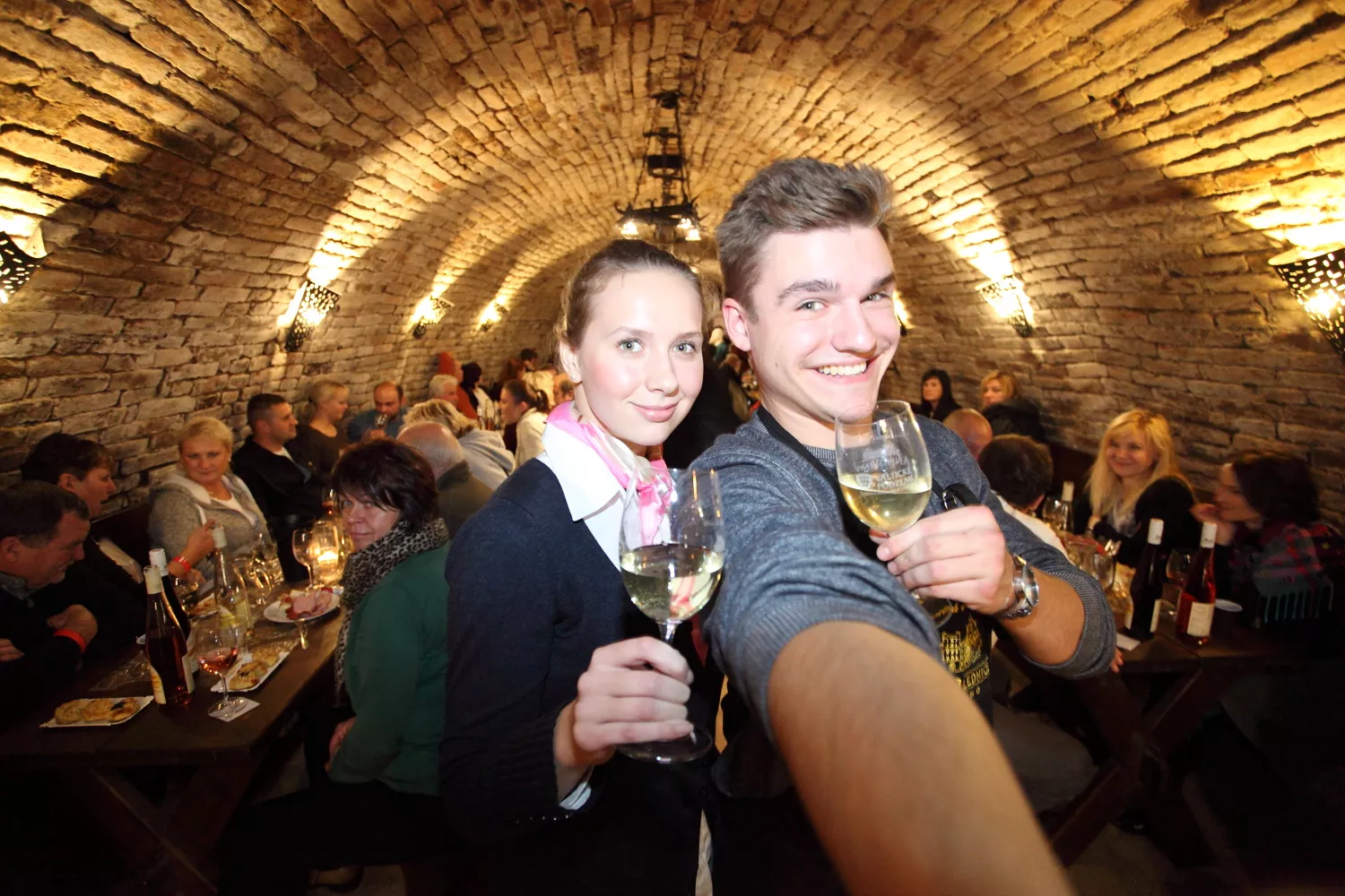 Malé vinobraní ve Valtickém Podzemí
