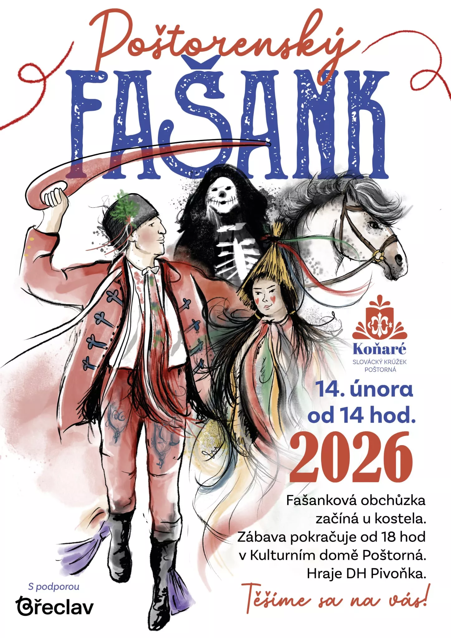 fašank Poštorná