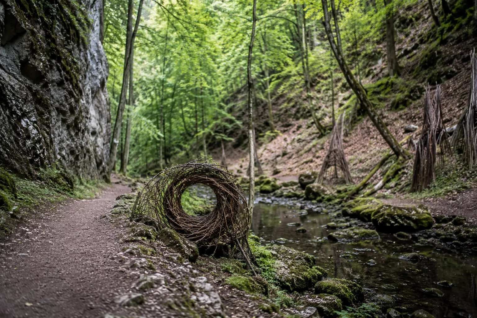 Landartový festival DER WEG - CESTA