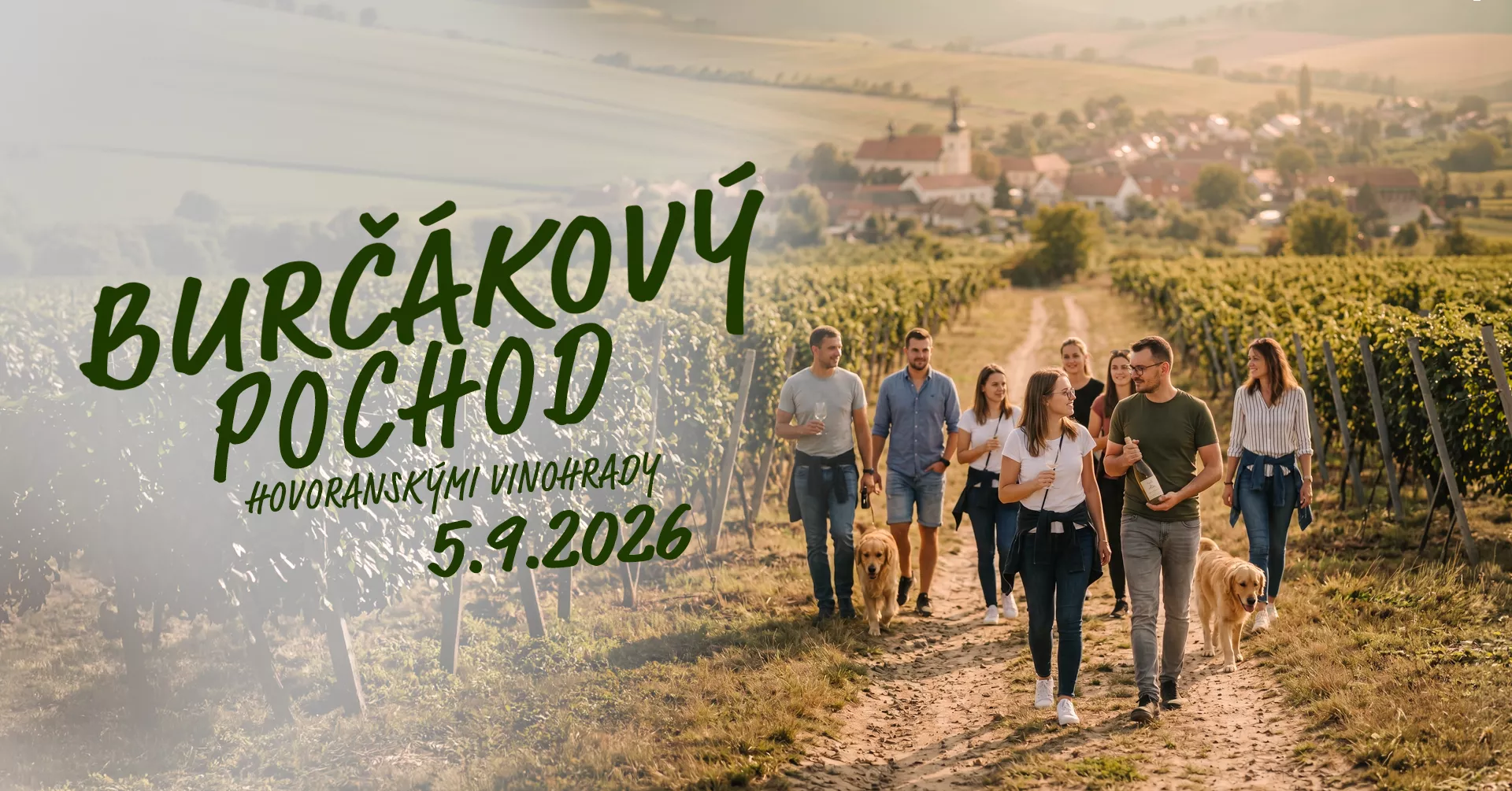 Burčákový pochod hovoranskými vinohrady