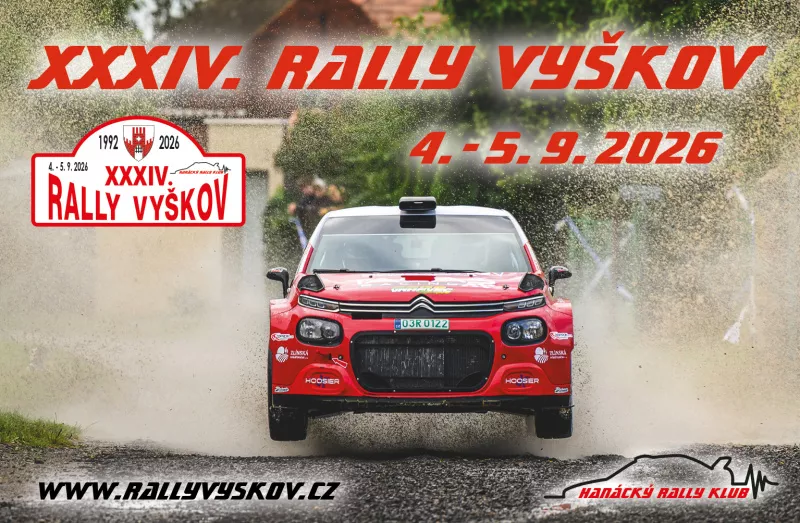 XXXIV. Rally Vyškov