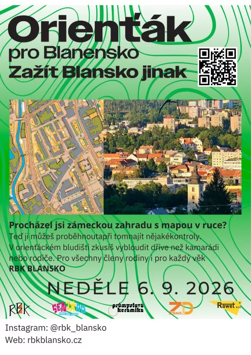 Zažít Blansko jinak - plakát, autor: RBK Blansko