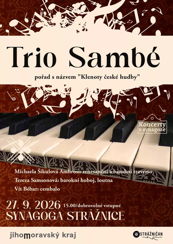 Koncert v synagoze TRIO Sambé